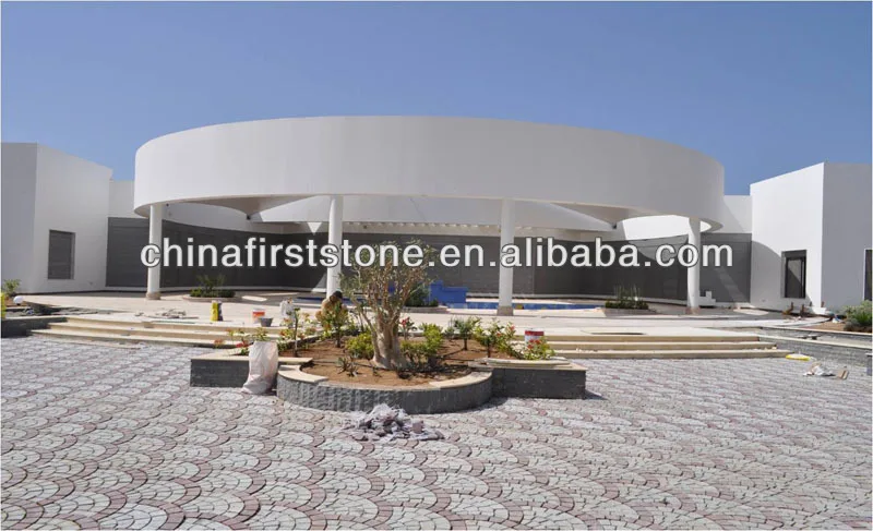 G682 Golden Beach 10X10 Driveways Walkways Pavers Outdoor Paving Driveway Granite Split Face Paving Stone FIRST Stone CE+ISO9001