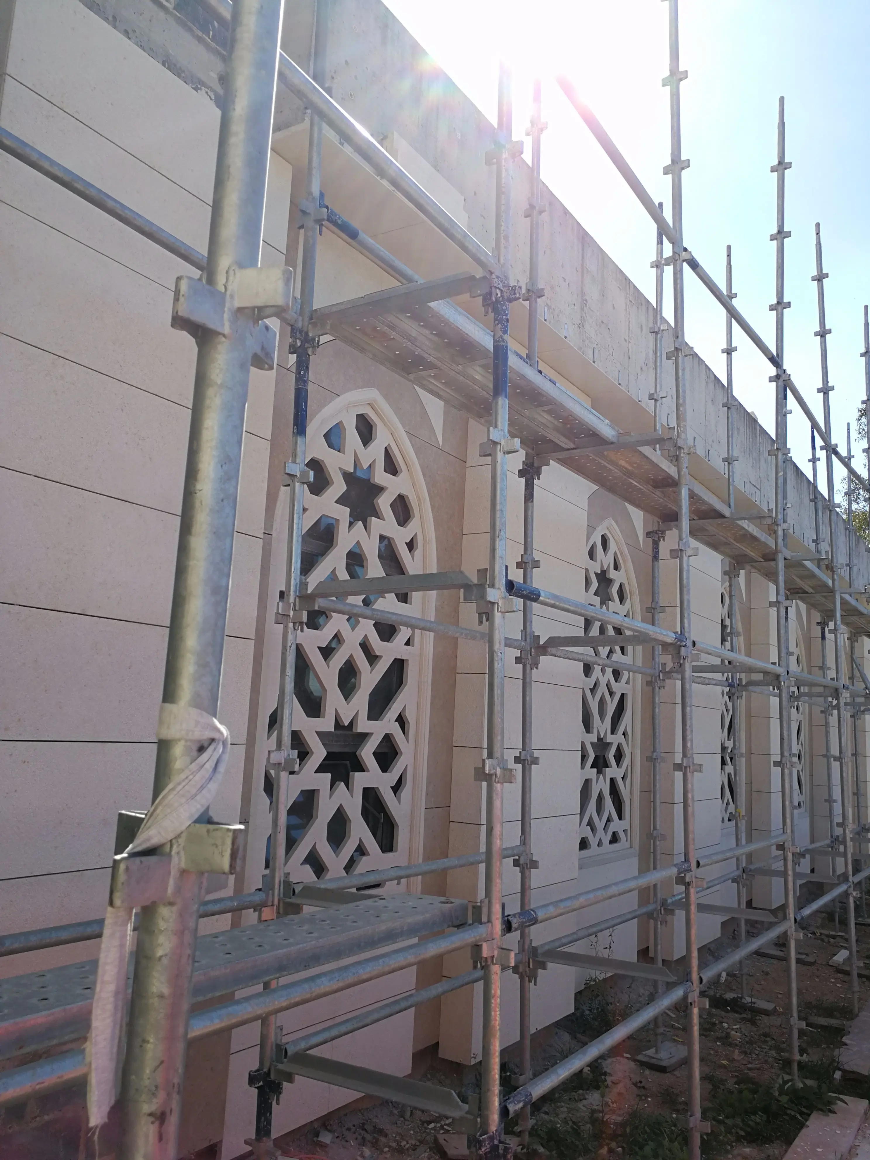 Beautiful Natural Ice Crearm Limestone Wall Tiles Cladding for the House Exterior Wall Panels