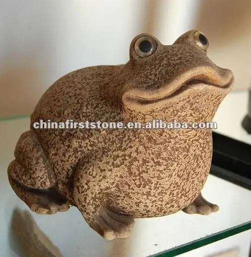 Garden Animal Statue Feng Shui Toad Antique Stone Money Toad