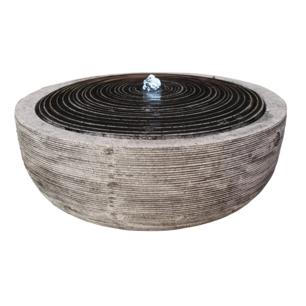 Artificial Sandstone Outdoor Garden Egg Shaped Water Fountain