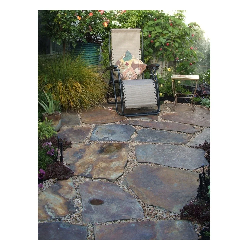 Outdoor Rustic Slate Irregular Paving Tiles