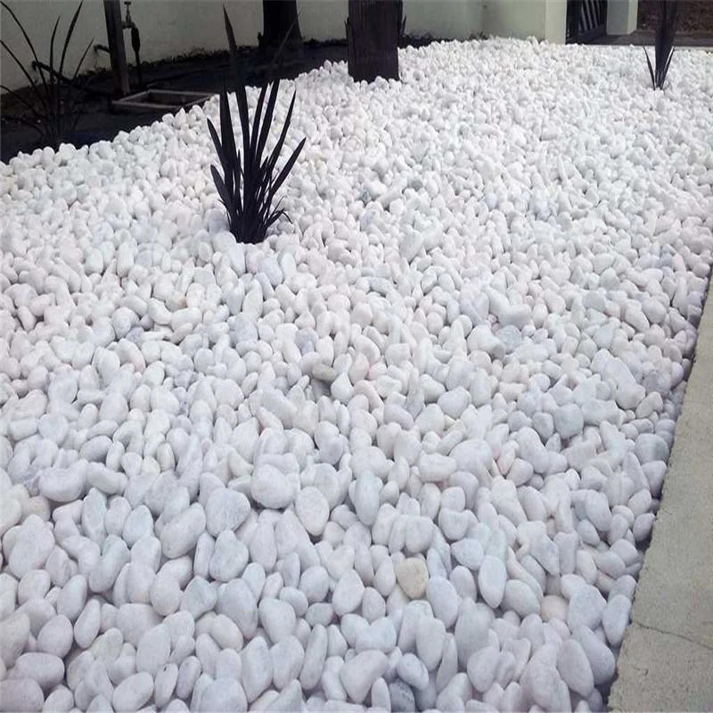Polished Natural Pebble Stone Carpet Foot Message Bath Mats
