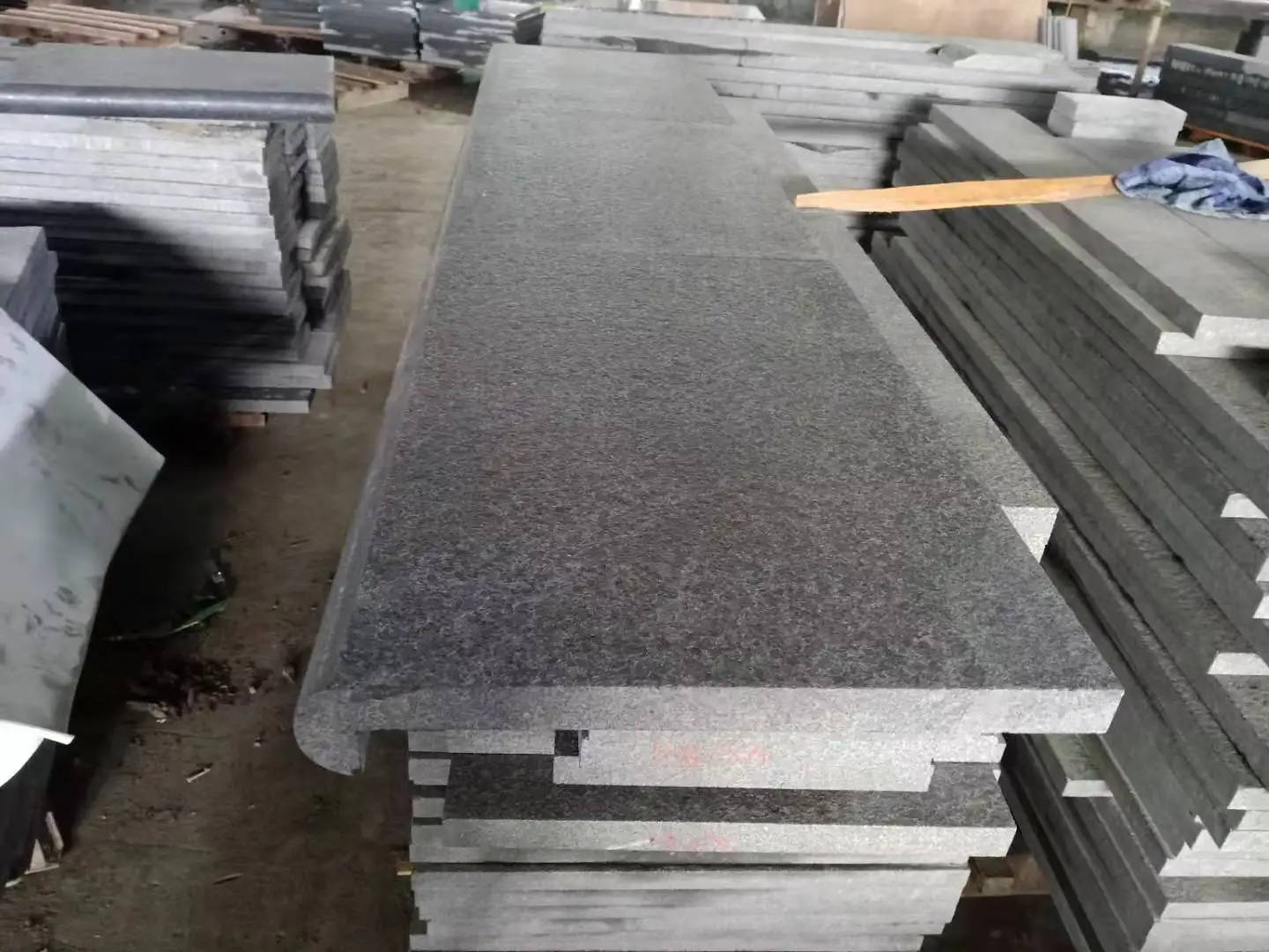 Straight Edge Coping Swimming Pool Tile Edging Black Coping Stones G684 Granite NEW 100% Natural Granite First Stone Outdoor CE