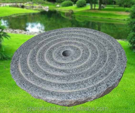 Fuente de agua para jardín de granito gris de piedra natural GAF381