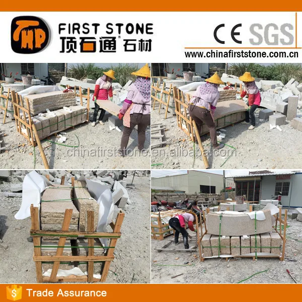 GCF440A Rusty Granite Park Bench