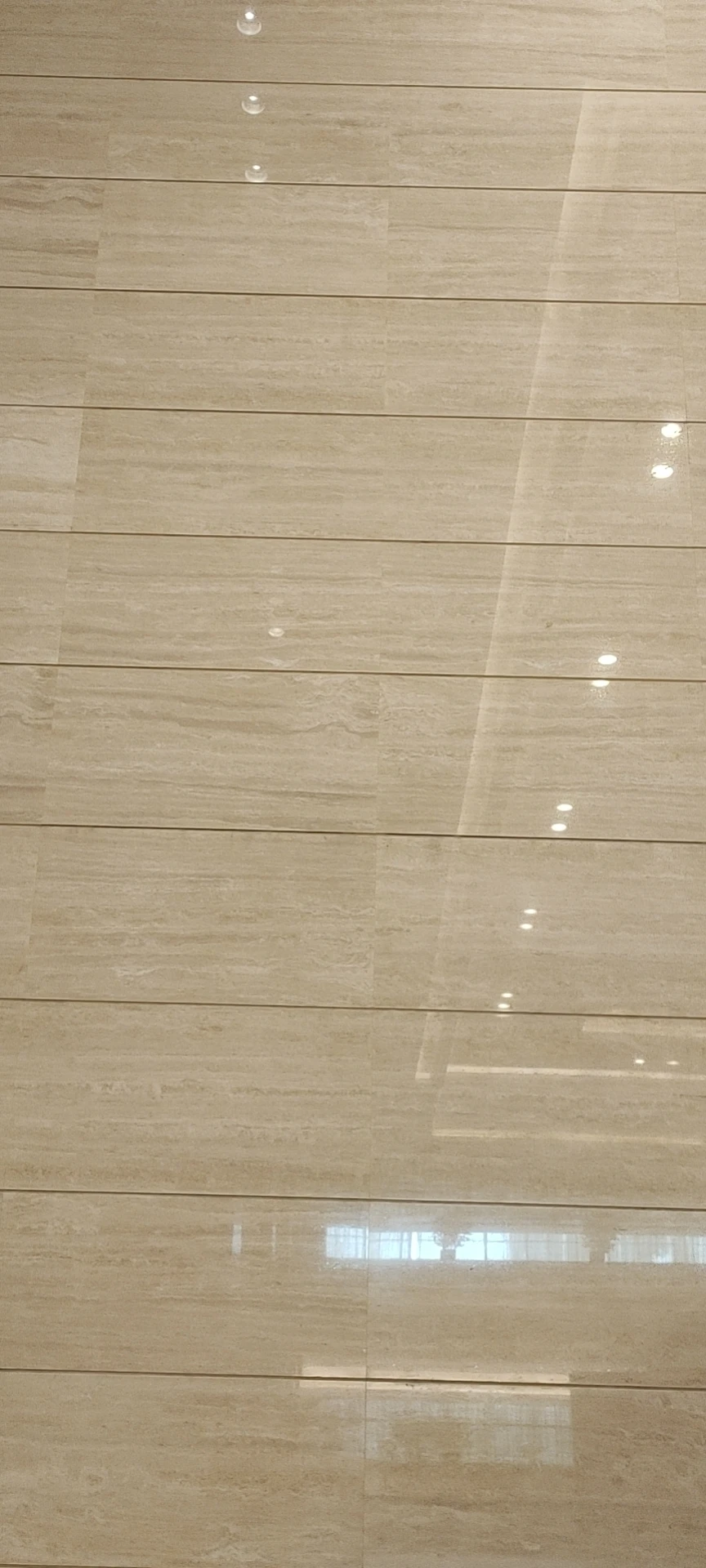 Natural Travertine Italian Roman Polished Beige Ivory Tile Wall Flooring Stone