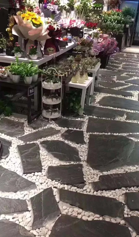 Outdoor Rustic Slate Irregular Paving Tiles