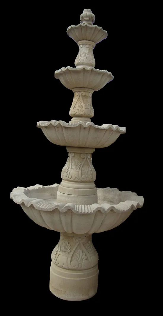Antiqued Garden Decorating Natural Limestone Dubai Water molds