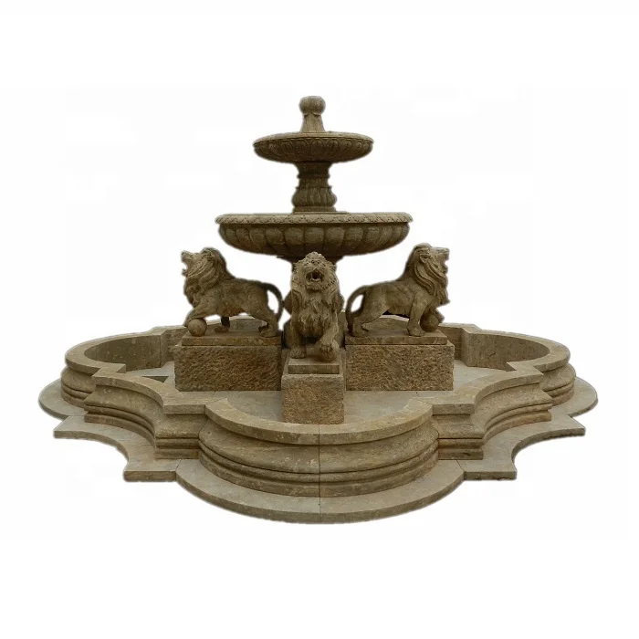Antiqued Garden Decorating Natural Limestone Dubai Water molds