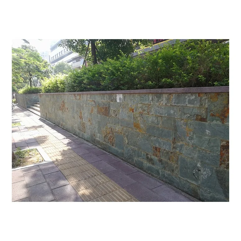 Exterior Wall Cladding Tiles Grey Slate Natural Stone