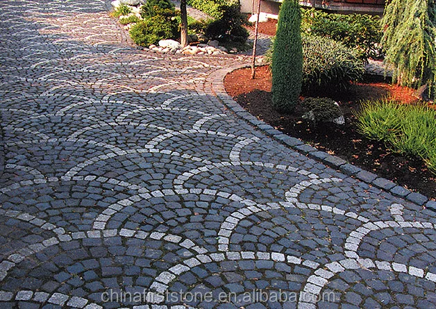 G682 Golden Beach 10X10 Driveways Walkways Pavers Outdoor Paving Driveway Granite Split Face Paving Stone FIRST Stone CE+ISO9001