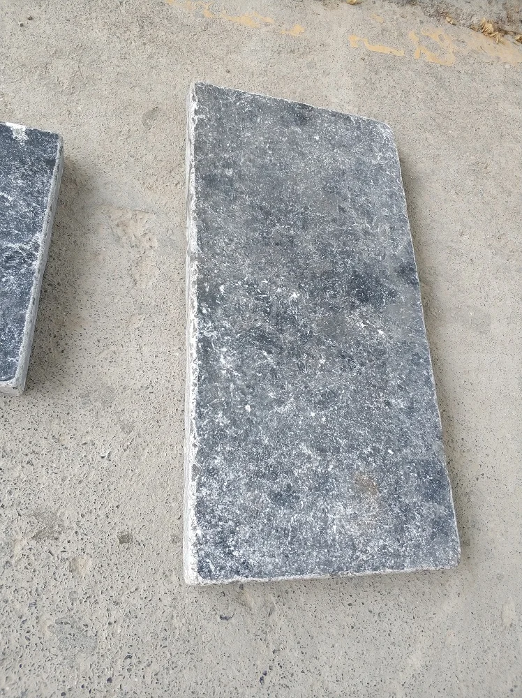 Famous Limestone Blue Stone Tumbled Limestone Decking Tiles 300X300, Outdoor Patio Flooring Deck Tile