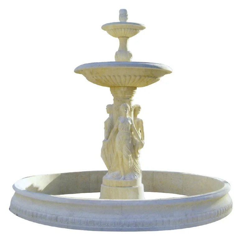 Antiqued Garden Decorating Natural Limestone Dubai Water molds