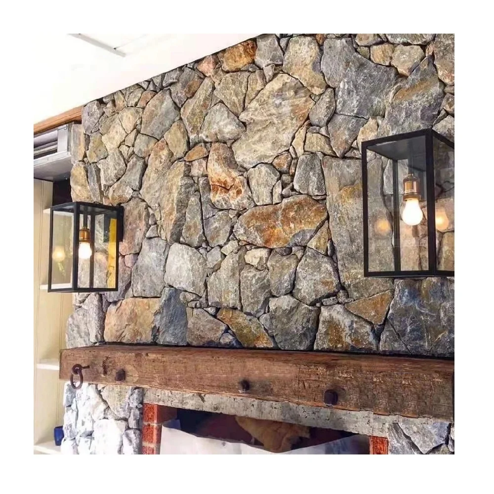 Exterior Wall Cladding Tiles Grey Slate Natural Stone