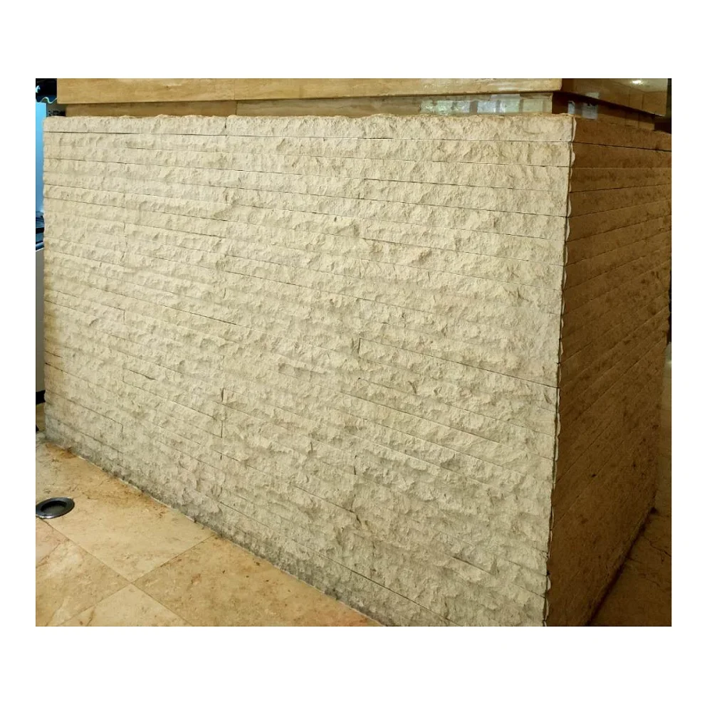 Beige Travertine Italian Roman Wall Stone Tiles Design Natural Split Face