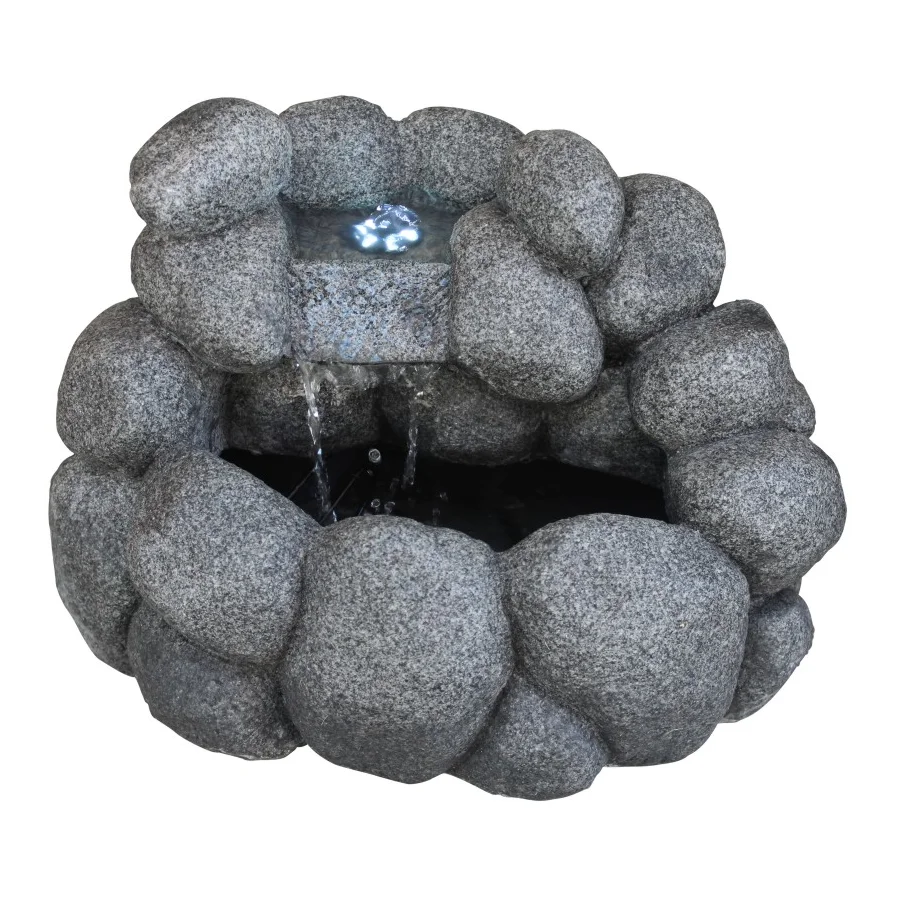 Artificial Sandstone Outdoor Garden Egg Shaped Water Fountain