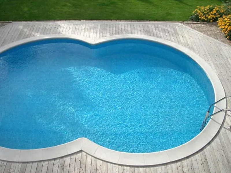 Chinese Grey Granite Exterior Straight Edge Pool Capping
