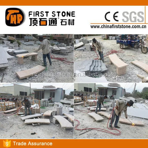 GCF440A Rusty Granite Park Bench