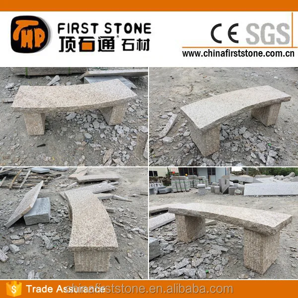 GCF440A Rusty Granite Park Bench