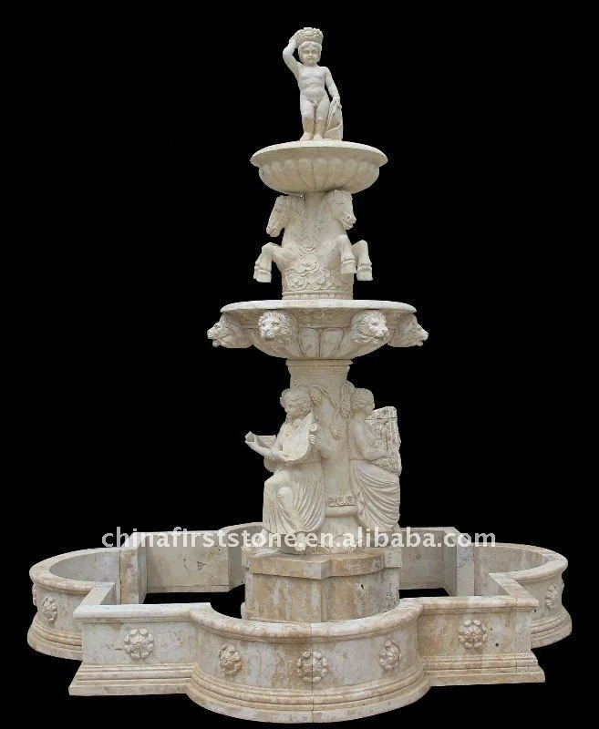 Antiqued Garden Decorating Natural Limestone Dubai Water molds