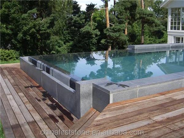 G654 Swimming Pool Coping Dark Grey Granite Stones Swimming Pool Cover