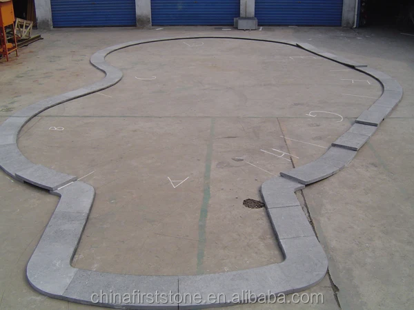G654 Swimming Pool Coping Dark Grey Granite Stones Swimming Pool Cover