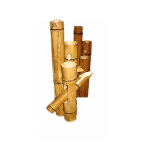 Indoor Stone Bamboo Japanese Water Fountain Decorative