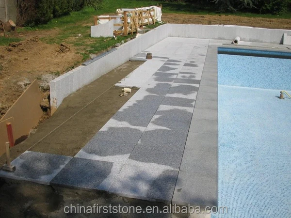 G654 Swimming Pool Coping Dark Grey Granite Stones Swimming Pool Cover