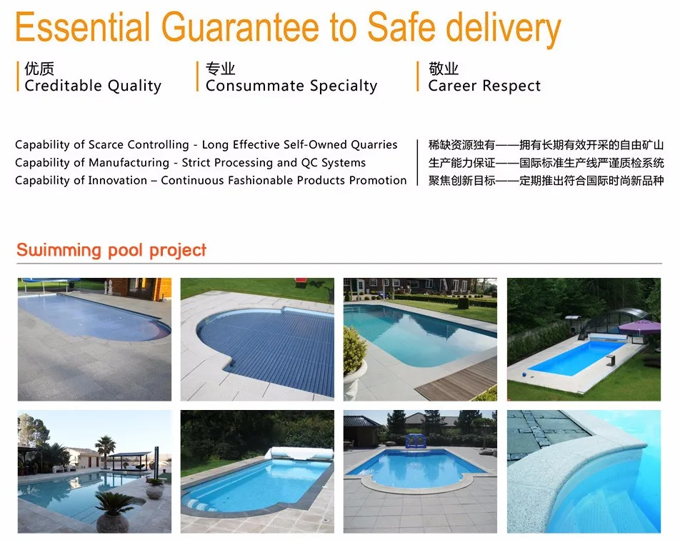 Straight Edge Coping Swimming Pool Tile Edging Black Coping Stones G684 Granite NEW 100% Natural Granite First Stone Outdoor CE