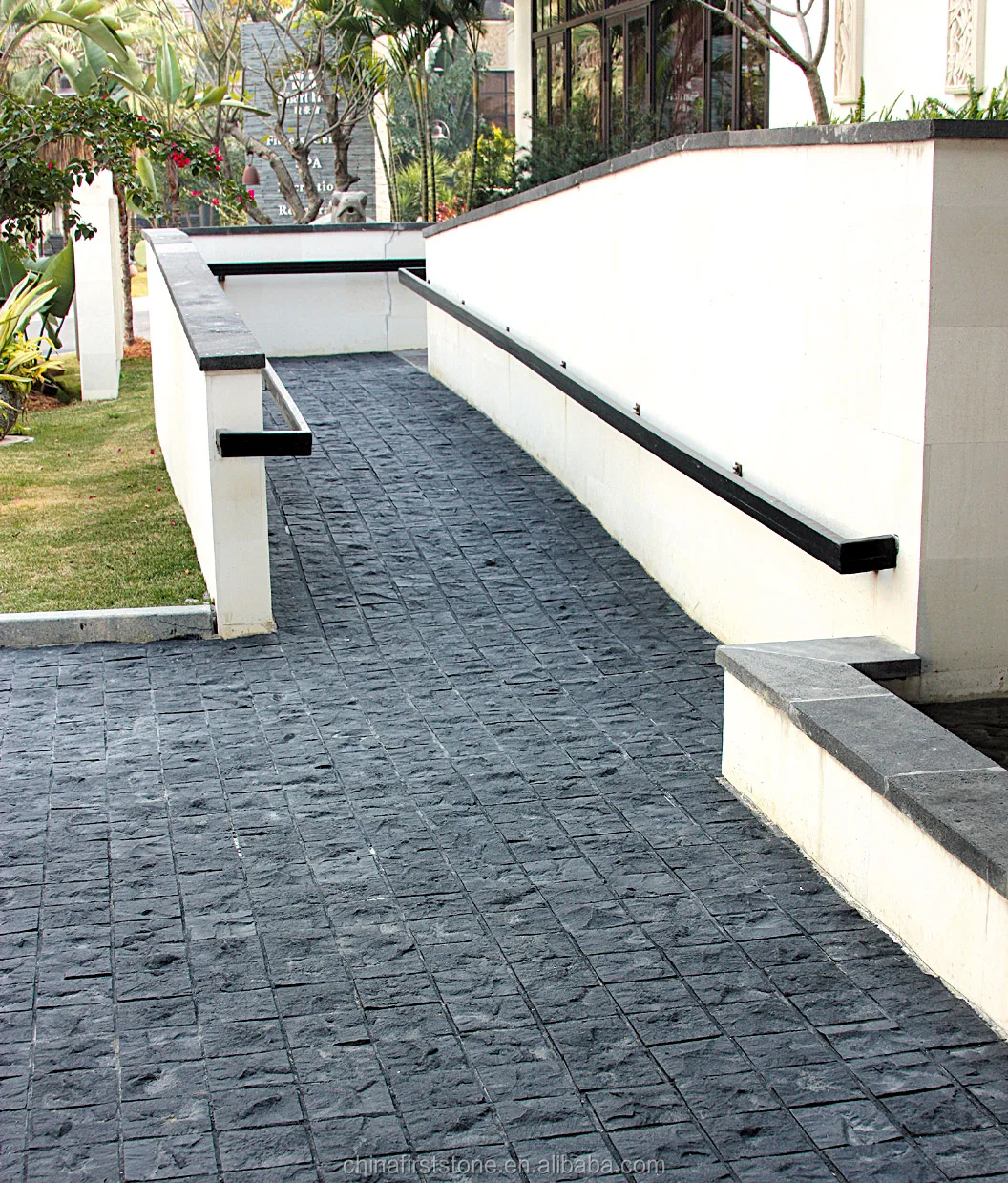 G682 Golden Beach 10X10 Driveways Walkways Pavers Outdoor Paving Driveway Granite Split Face Paving Stone FIRST Stone CE+ISO9001