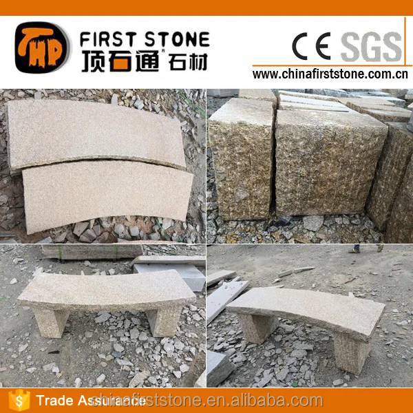 GCF440A Rusty Granite Park Bench