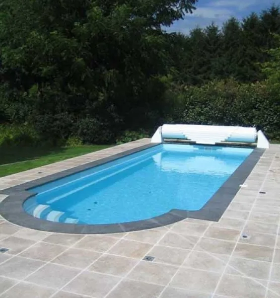 Blue Stone Outdoor Swimming Pool Edge Coping Nosing Tile