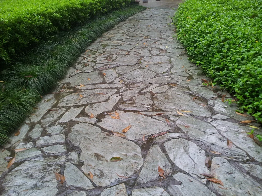 Outdoor Rustic Slate Irregular Paving Tiles