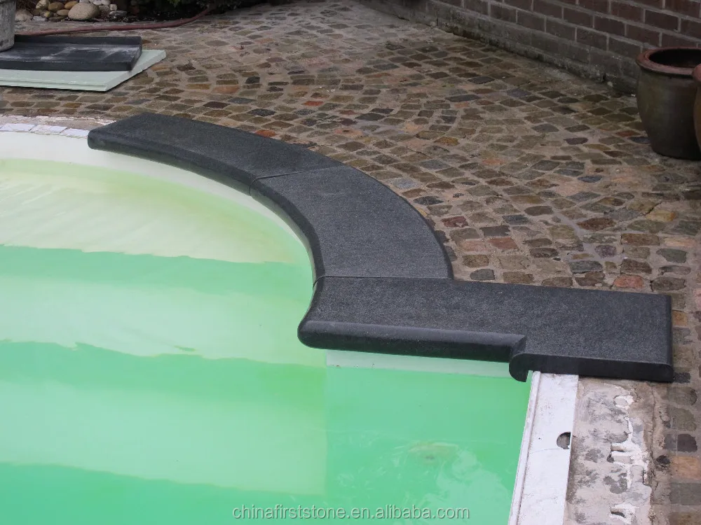 G654 Swimming Pool Coping Dark Grey Granite Stones Swimming Pool Cover