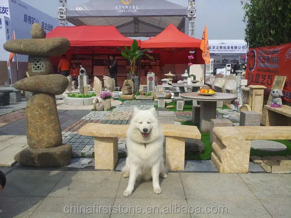 MCF293 Travertine Stone Bench