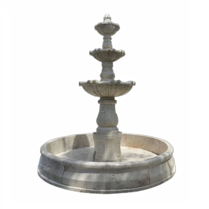 Antiqued Garden Decorating Natural Limestone Dubai Water molds