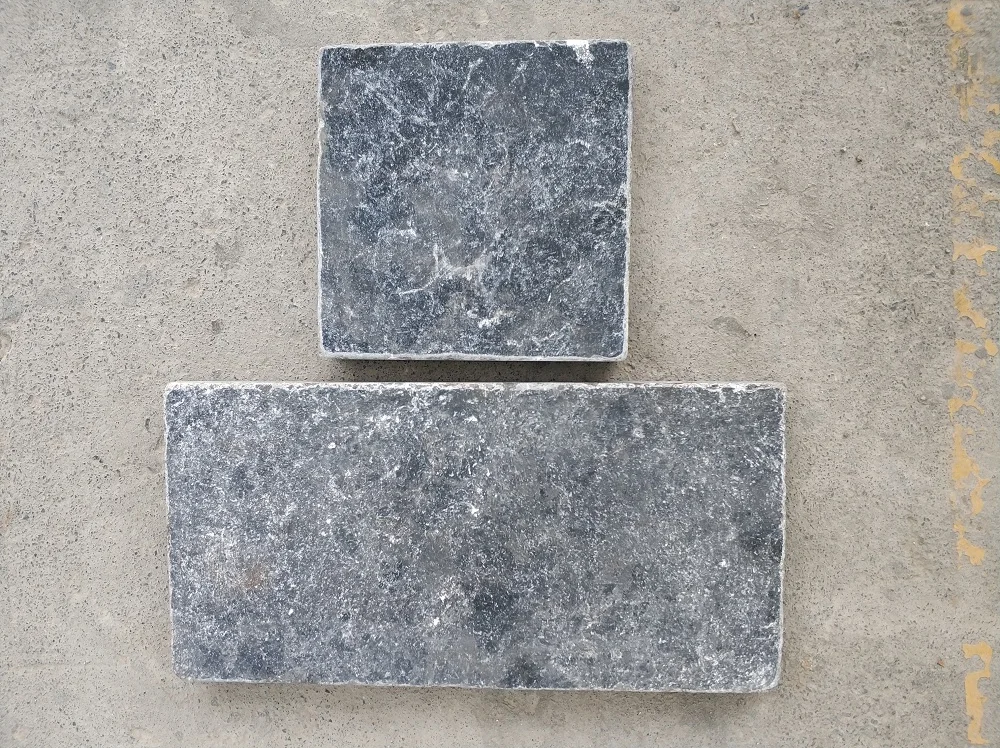 Famous Limestone Blue Stone Tumbled Limestone Decking Tiles 300X300, Outdoor Patio Flooring Deck Tile