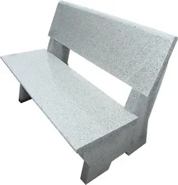Golden Yellow Travertine Outdoor Garden Benches Stone Park Garden Bench