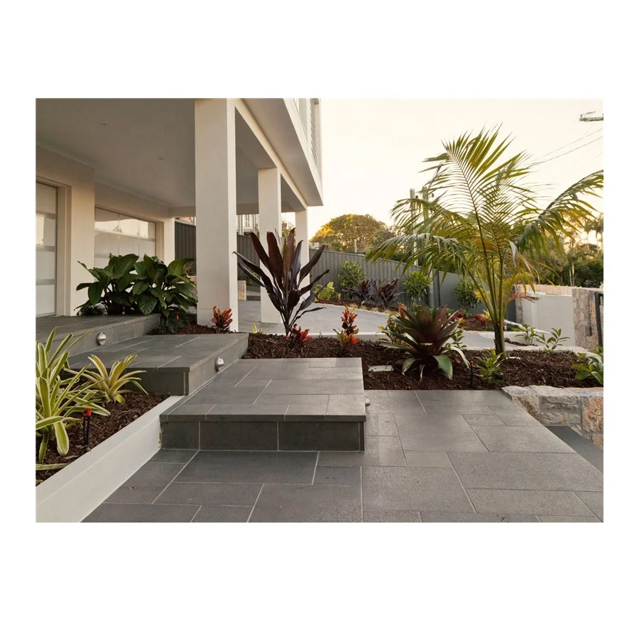 Black Basalt Patio Floor Deck 300x600 Tiles Brick Price