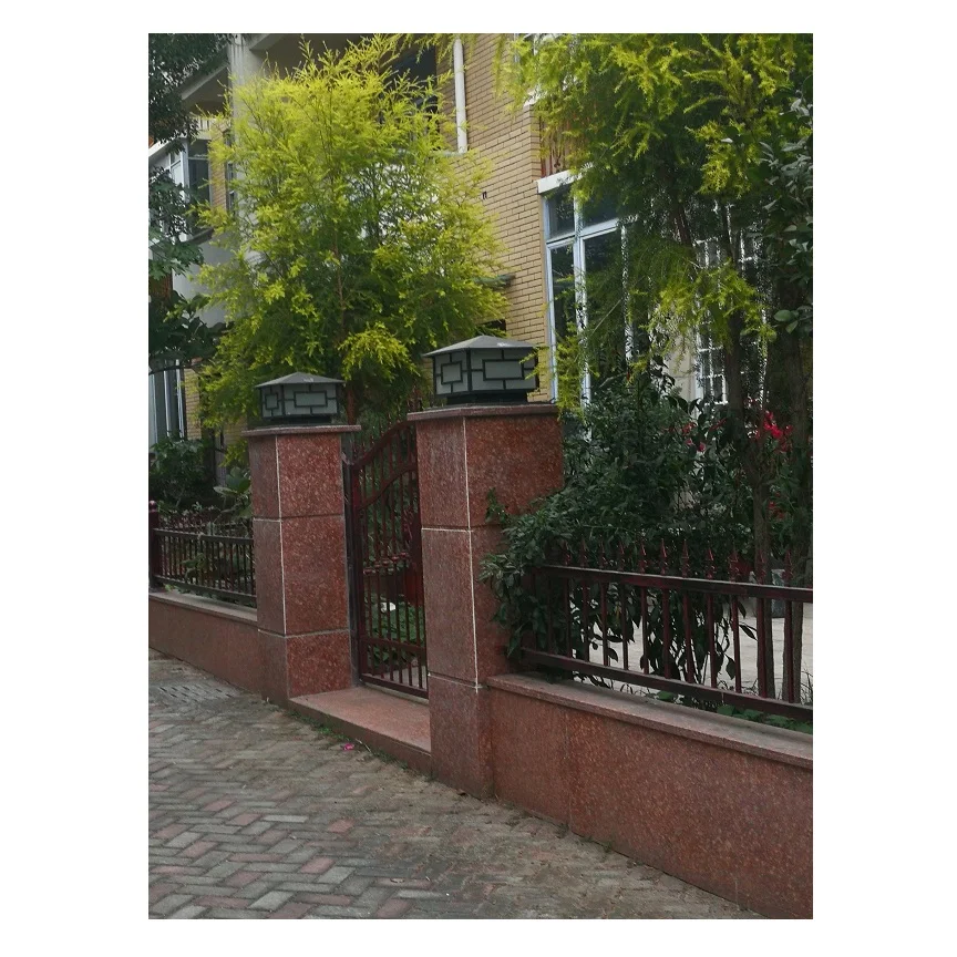 Customized Project Ivy Quartz Crystal Pillar Gate Design Villa Column, Decorative Tiles For Pillars