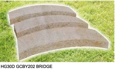 Grey Granite Outdoor Decoration Garden Stone Bridge