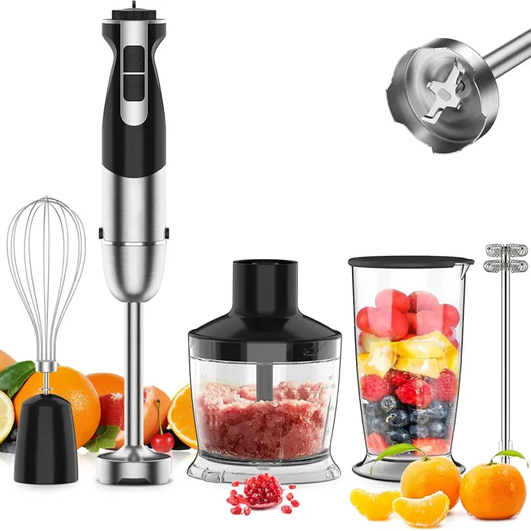 Frullatore Elettrico Portatile Con Frusta In Acciaio, Per Montare Panna, Frullati E Bevande, Spina Europea, 220V