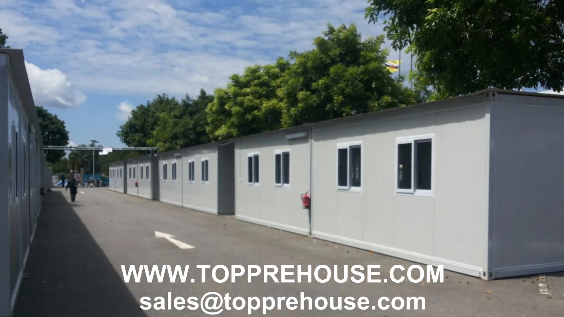 TOPPRE - プレハブ海上コンテナ オフィス 20 フィート 40 フィート