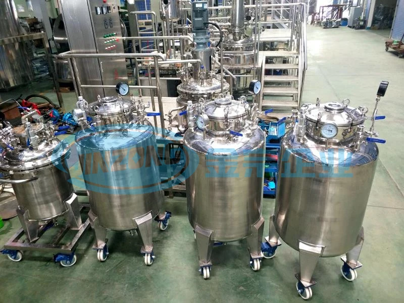 100L - 2000L Vacuum Stainless Steel Inactivation Tank Sterile Storage Tank