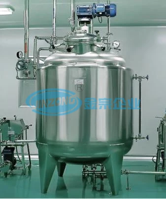 Jacketed Vessel with Blending Agitator Food Grade Mixing Tank Manufacturer