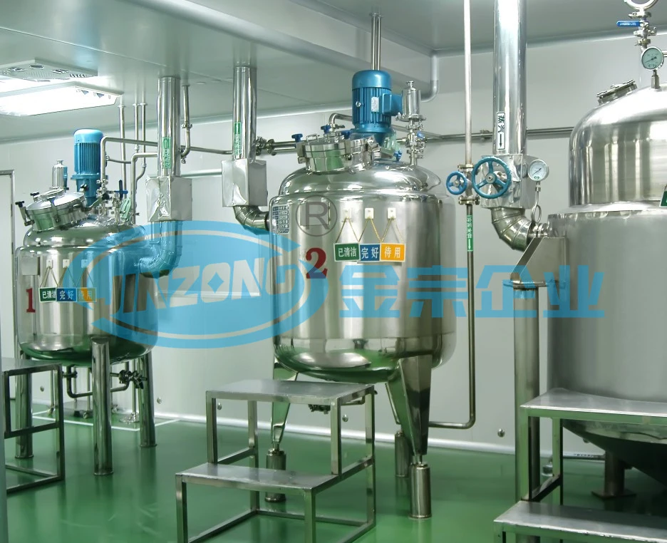Jinzong Stainless Steel 304 316L Mixing Process Holding Tank for Sale