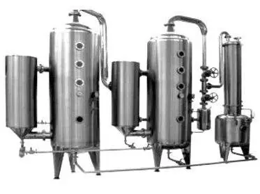 Vacuum Milk Evaporator Multiple Effects Distillation Concentrator