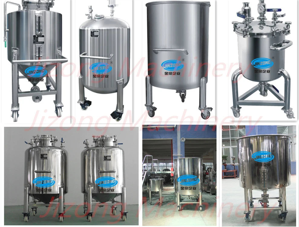 Stainless Steel Storage Tank Vertical Type and Horizontal Type