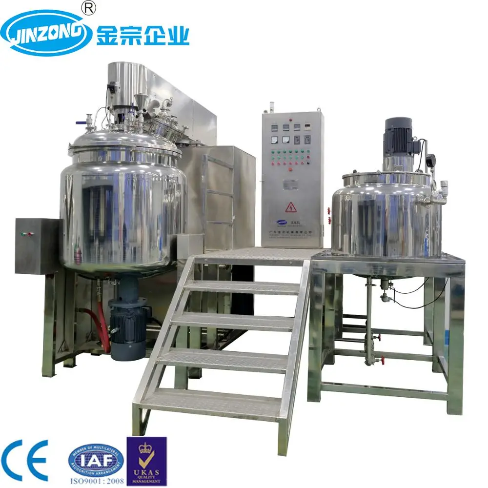 20L Vacuum Mixing Tank with Homogenizer Mayonnaise Manufacturing Plant