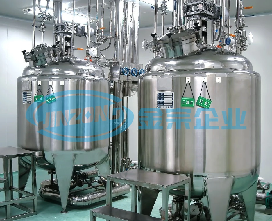 Pharmaceutical Injection Plants Stainless Steel Manufacturing and Holding Tank